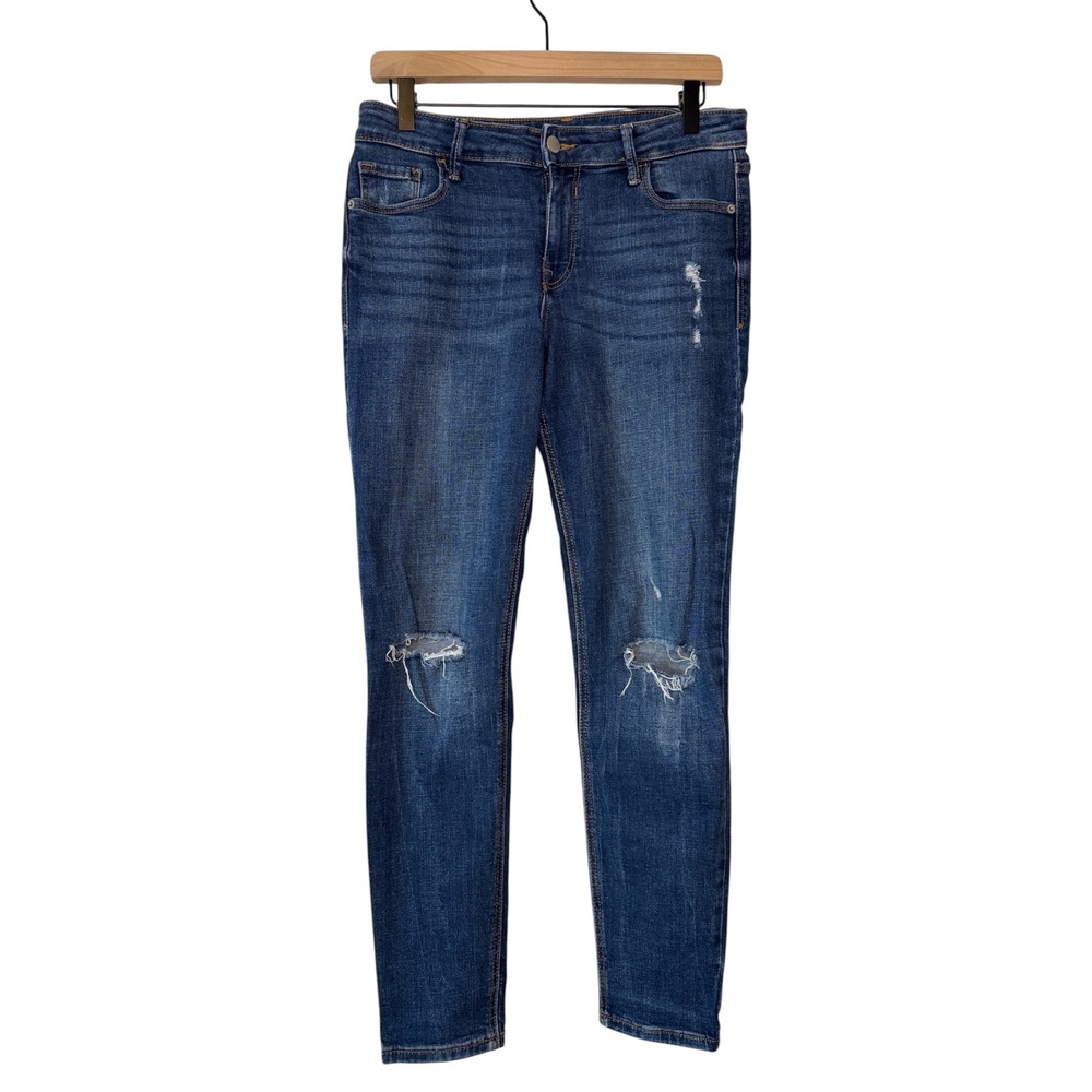 Old Navy Womens Rockstar Super Skinny Denim Jeans Size 6 Blue Medium Wash